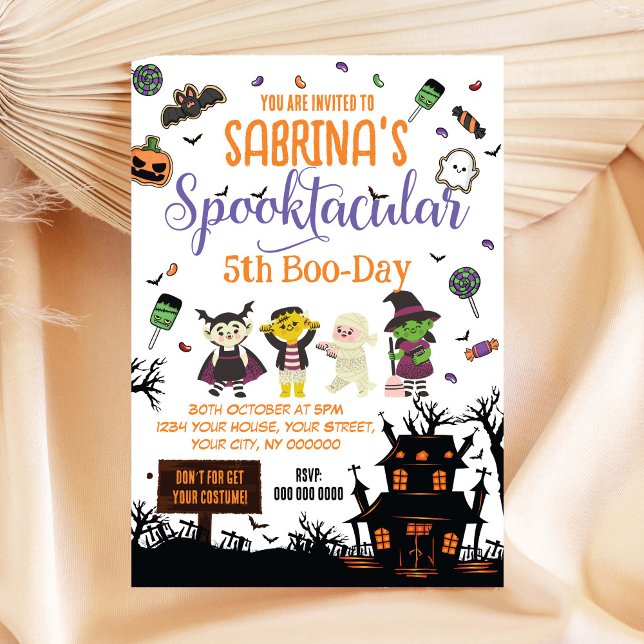 Spooktacular Halloween Party Invitation (Creator Uploaded)