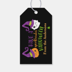 Spooktacular Halloween Party Personalised Favour Gift Tags
