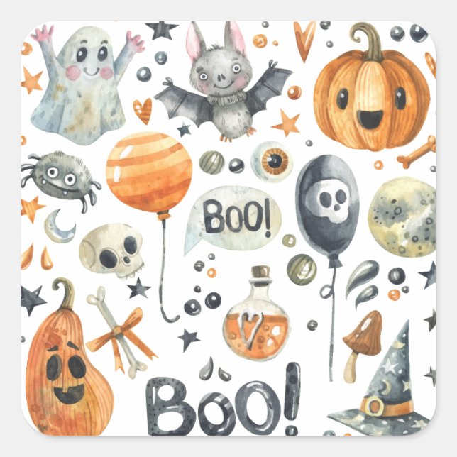 Spooktacular Halloween Party | Sticker Seal (Front)