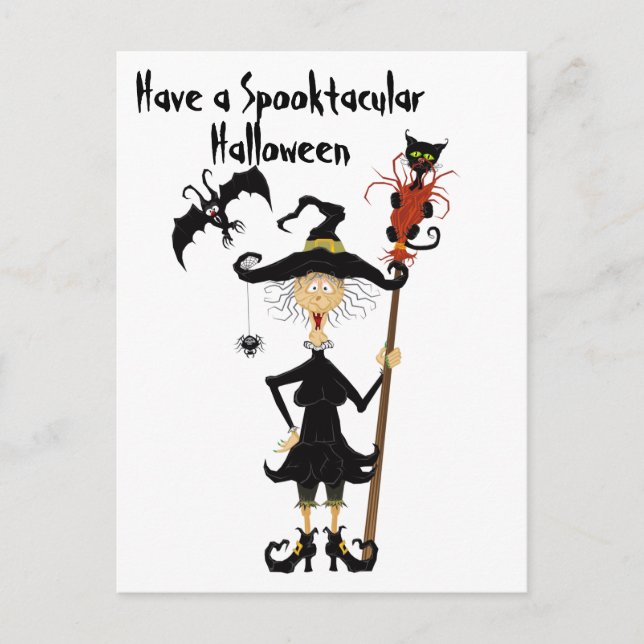 Spooktacular Halloween Postcard (Front)