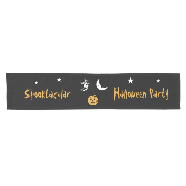 Spooktacular Halloween Table Runner by RoseWrites (Horizontal)