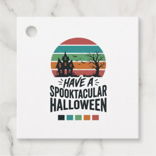 Spooktacular Halloween Vintage Engraving Shirt Des Favour Tags