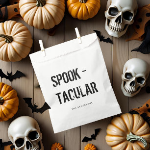 Spooktacular Happy Halloween Favour Bag