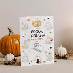 Spooktacular Kids Birthday Party Friendly Ghosts Invitation