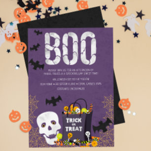 Spooktacular Kids Halloween Costume Party Invitation