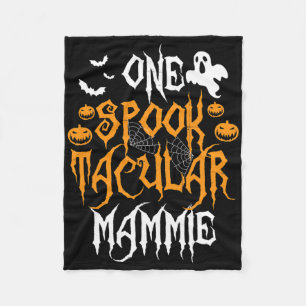 Spooktacular Mammie Mother Matching Family Hallowe Fleece Blanket