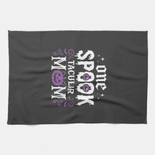 Spooktacular Mum Halloween Design_1 Tea Towel