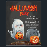 Spooktacular night flyer<br><div class="desc">Available in different products. Did you know that you can transfer this design to any products that you want by yourself. If you don't know how, please check my post to see how to do: www.giftforallseason.com/blog/new-option-at-zazzle-store</div>