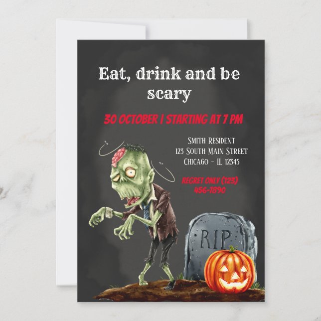Spooktacular night invitation (Front)