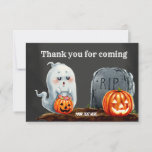 Spooktacular night thank you card<br><div class="desc">Available in different products.  Did you know that you can transfer this design to any products that you want by yourself. If you don't know how,   please check my post to see how to do:  www.giftforallseason.com/blog/new-option-at-zazzle-store</div>