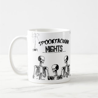 Spooktacular Nights Happy Halloween Funny skull Coffee Mug