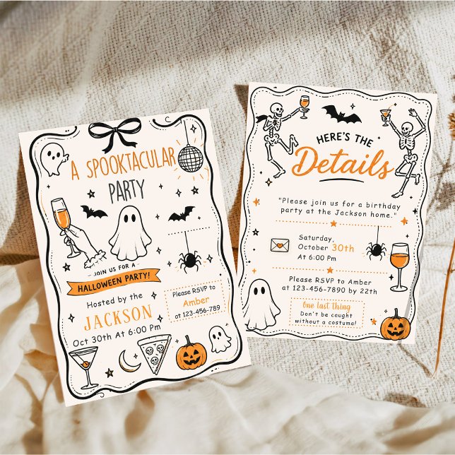 Spooktacular Party Halloween Invitation (Creator Uploaded)