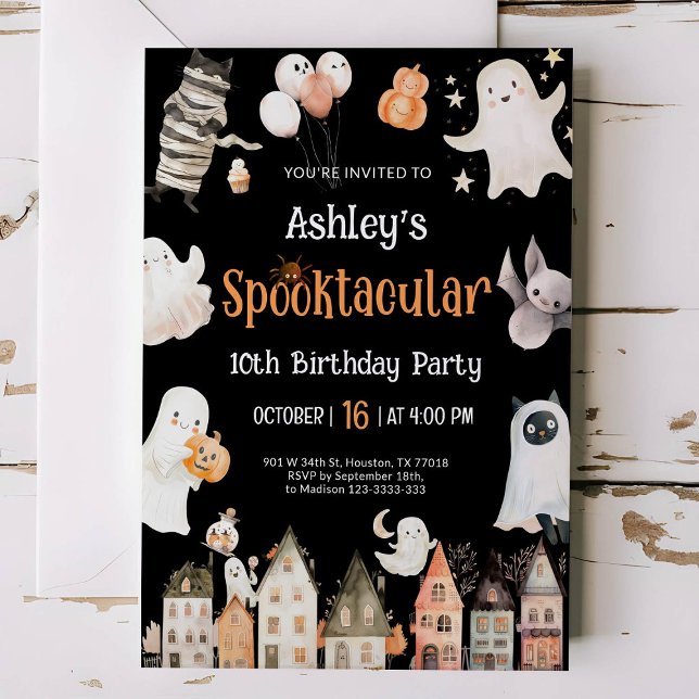 Spooktacular Party Halloween  Invitation (Creator Uploaded)