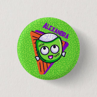 Spooktacular Personalised Zombie Button