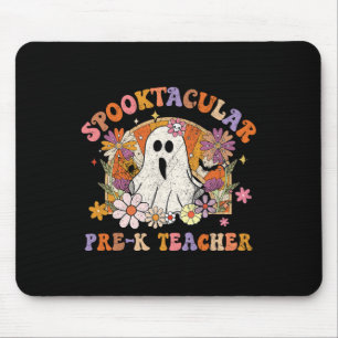 Spooktacular Pre-k Teacher Happy Halloween Matchin Mouse Pad