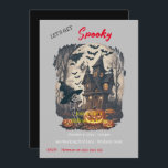 Spooktacular Scary Halloween Invitation<br><div class="desc">Get ready to send shivers down spines with our Personalized spine-chilling Halloween Party Invitation. Perfect for horror enthusiasts and Halloween lovers alike, this card is a ghoulish delight designed to haunt and enchant. Featuring eerie illustrations, it's the ultimate way to spread Halloween fright and fun. Whether you want to spook...</div>