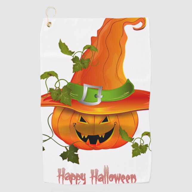 Spooktacular Swings: Halloween Golf Towels (Front)