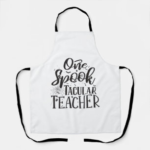 Spooktacular Teacher - Funny Teacher Halloween Apron
