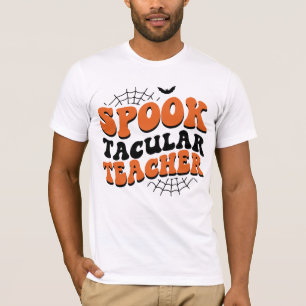 Spooktacular Teacher Halloween Fall Unique Gift T-Shirt