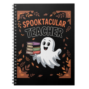 Spooktacular Teacher Halloween T-shirt Notebook