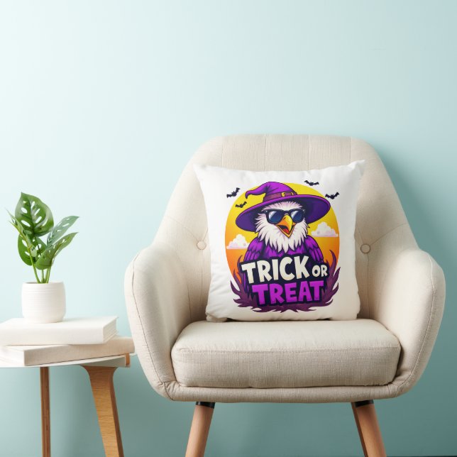 Spooktacular "TRICK OR TREAT" Halloween Design! Cushion (Chair)