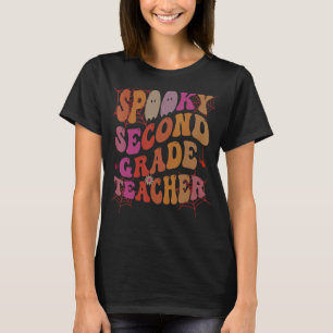 SPOOKY 2ND GRADE TEACHER Costume This Is My Fabool T-Shirt