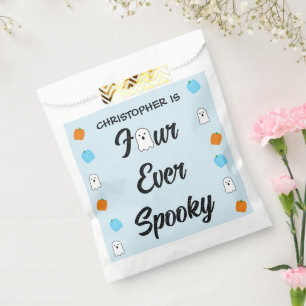 Spooky 4th Birthday Favour Bag