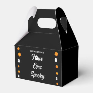 Spooky 4th Birthday Favour Box