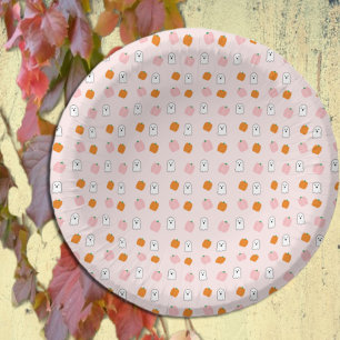 Spooky 4th Birthday Paper Plate