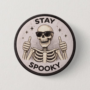Spooky 6 Cm Round Badge