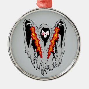 Spooky AC-130 Gunship Metal Tree Decoration