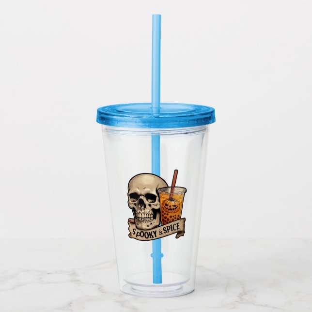 Spooky Acrylic Tumbler (Front)