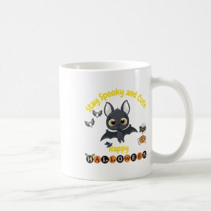 Spooky And Cute Halloween Bat Coffee Mug
