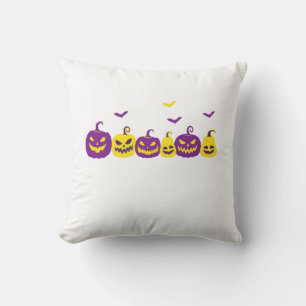 Spooky and Fun Pumpkins Cushion