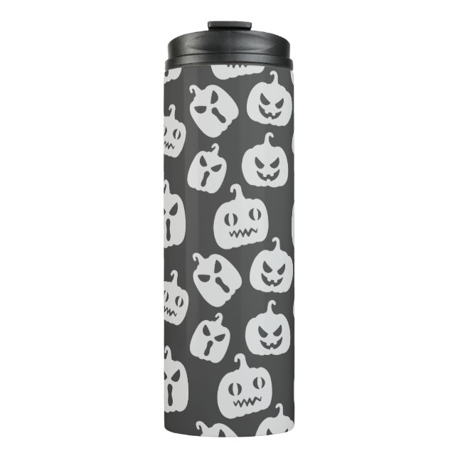 Spooky and Smile Pumpkin  Thermal Tumbler (Front)