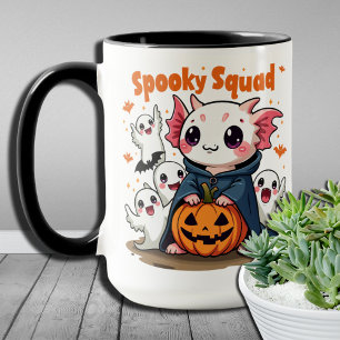 Spooky Aquatic Creations Spooky Axolotl  Squad Mug