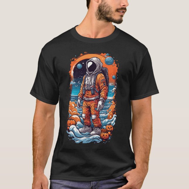Spooky Astronaut Halloween Shirts (Front)