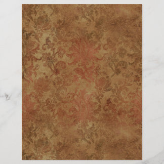 Spooky Autumn Gothic Scrapbook Paper Sheet