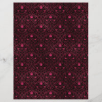 Spooky Autumn Gothic Scrapbook Paper Sheet