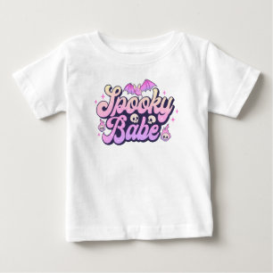 Spooky Babe Cute Halloween Baby T-Shirt
