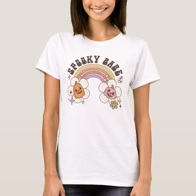 Spooky Babe Halloween T-Shirt (Front)