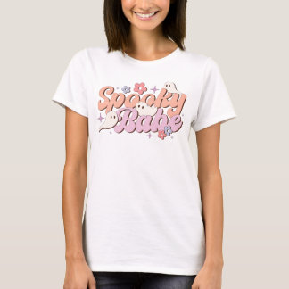 Spooky Babe, Happy Halloween Day T-Shirt