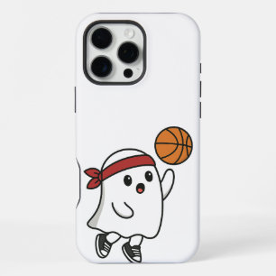 Spooky Basketball Ghost iPhone 16 Pro Max Case