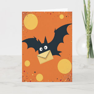 Spooky Bat Mail Card