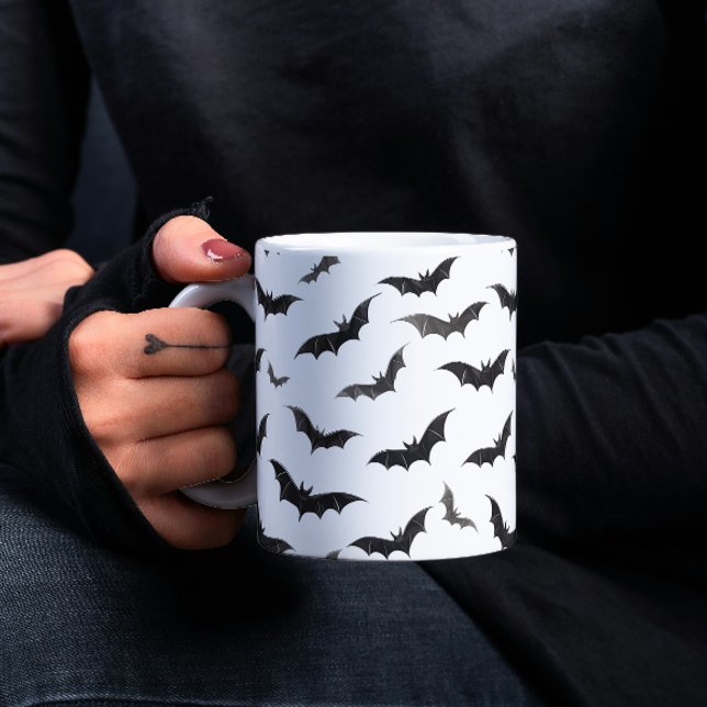 Spooky Bats Halloween Coffee Mug (Creator Uploaded)