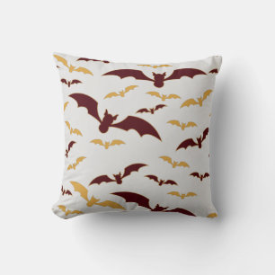 Spooky Bats Happy Halloween Cushion