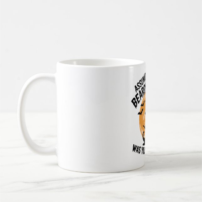 Spooky Bearded Dragon Witch Coffee Mug (Left)
