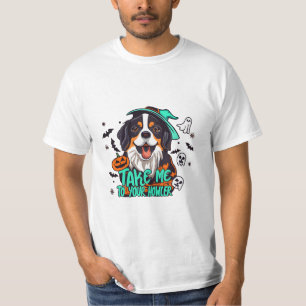 Spooky Bernese Halloween : Take Me to Your Howler T-Shirt