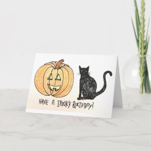 Spooky Birthday Card