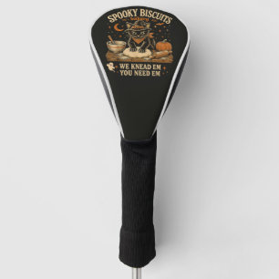 Spooky Biscuits Bakery Black Cat Halloween Golf Head Cover